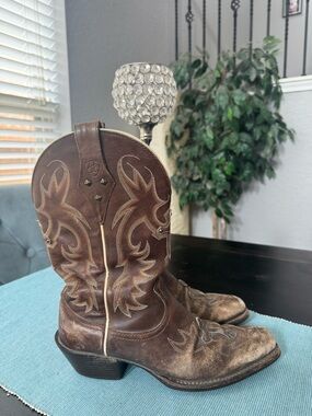 Ariat Legend Spirit brown leather Western boots 8.5